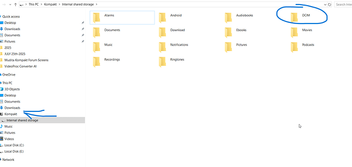 Windows Explorer- Mudita Kompakt