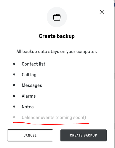 backup