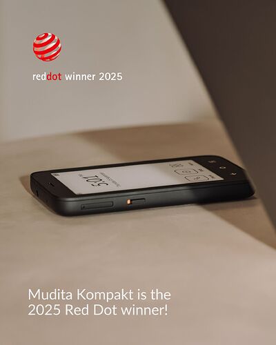 Mudita Kompakt RED DOT