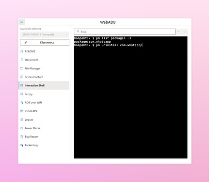 Interactive Shell - Android Web Toolbox · 12.49pm · 05-04