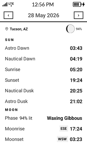 AstroWatch Screenshot