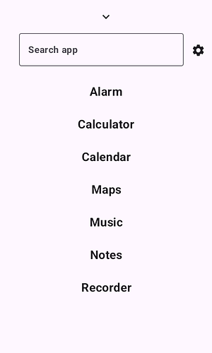 Kompakt App Drawer