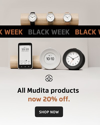 Black Week- All Mudita Products