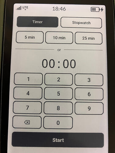 Mudita Timer Stopwatch
